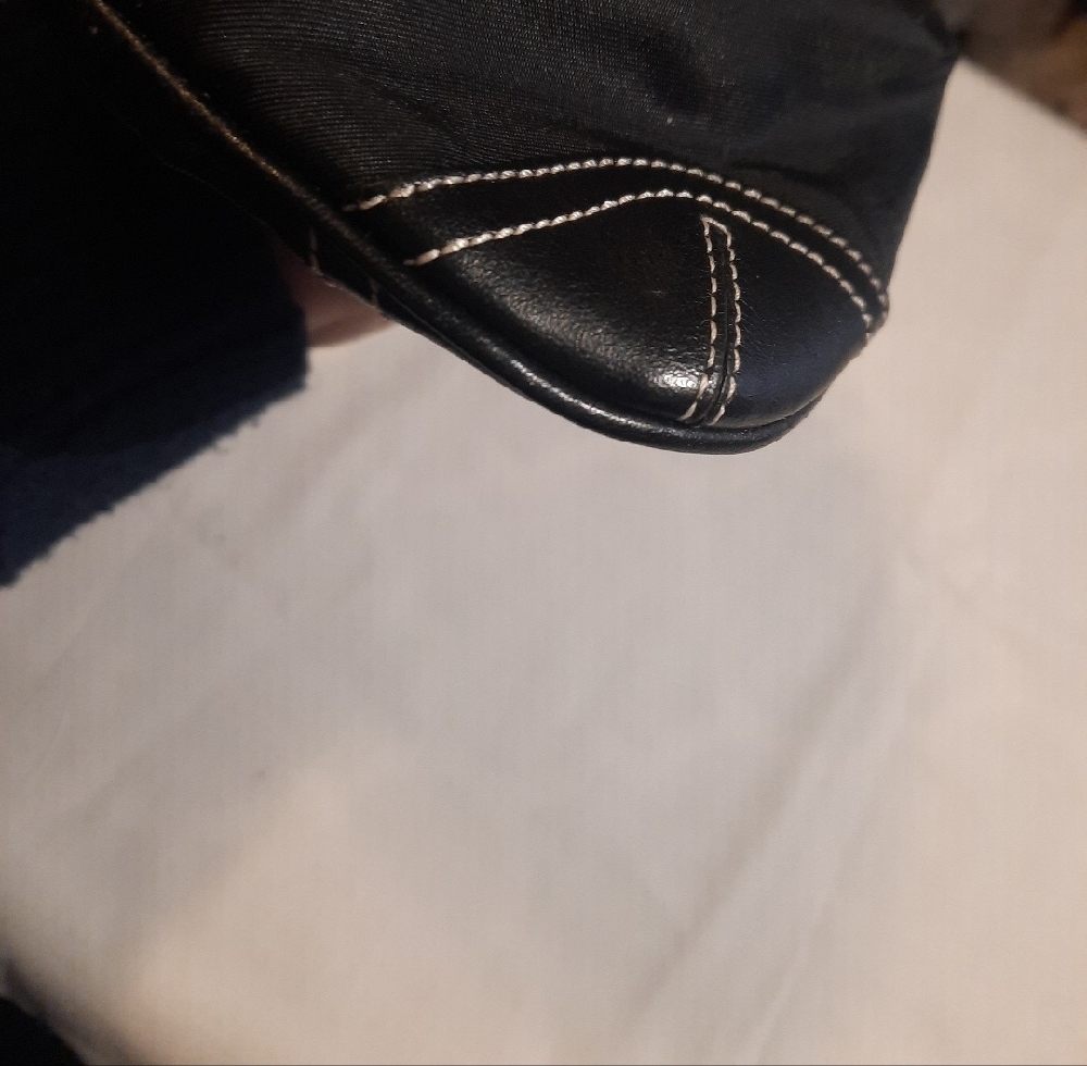 Black Coach Drawstring Pouch - Picture 7 of 9